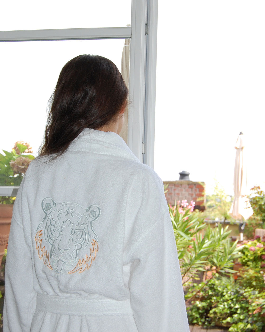 LEGACY Bademantel Weiß Set