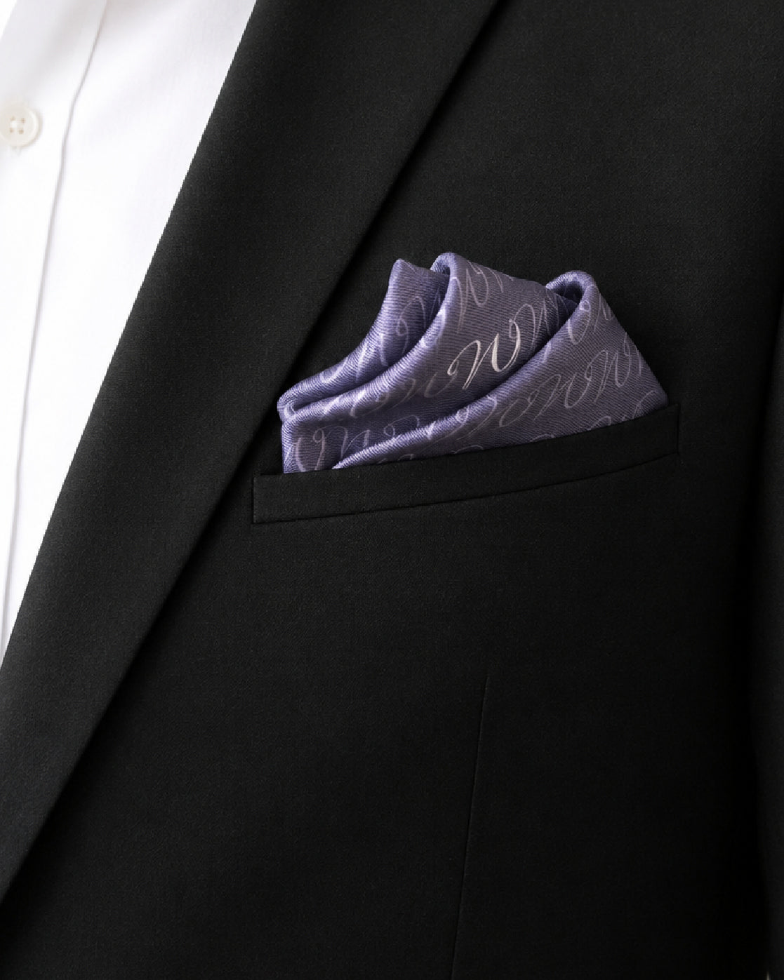 WIN CODE POCKET SQUARE – Midnight Blue