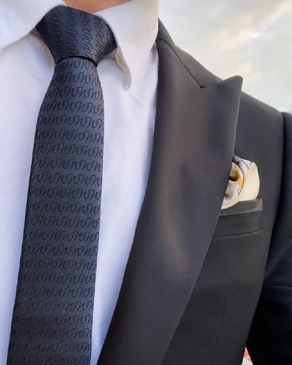 WIN CODE TIE – Luxury Dark Grey