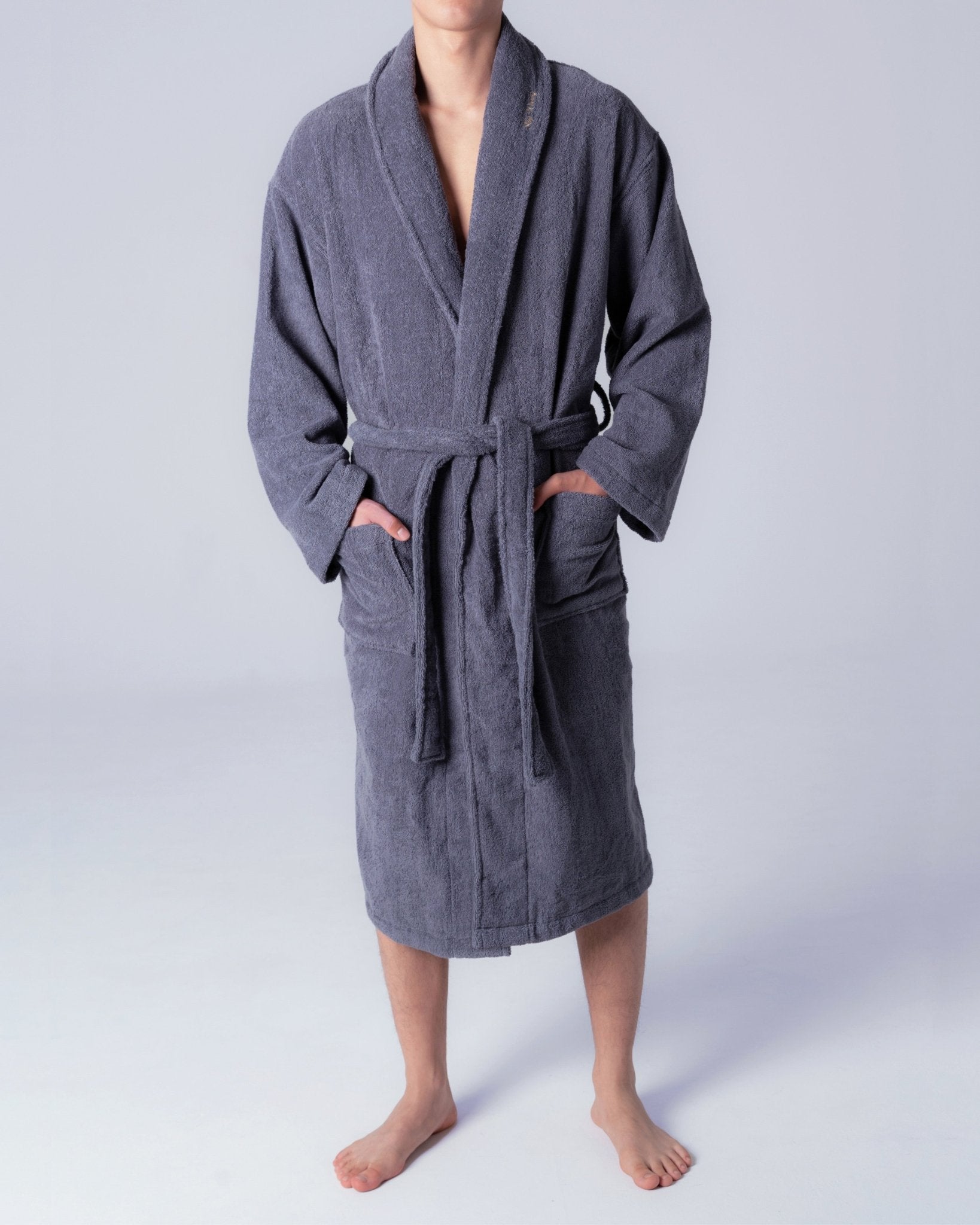 LEGACY Bathrobe Darkgray - WANG FASHION SPACE